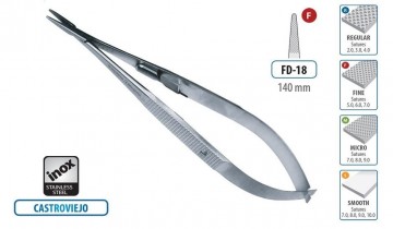 NEEDLE HOLDER CASTROVIEJO STRAIGHT 140MM