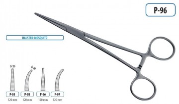 HEMOSTATIC FORCEPS HALSTED MOSQUITO 120MM