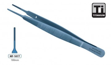 FORCEPS GERALD STRAIGHT TITANIUM 180MM