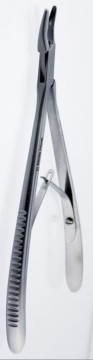 BONE CUTTING FORCEPS LEMPERT, CURVED, 19 CM