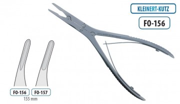BONE RONGEUR KLEINERT KUTZ CURVED 155MM