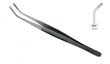 FORCEPS SUTURE ANGLED 150MM