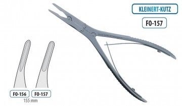 BONE RONGEUR KLEINERT KUTZ CURVED 155MM