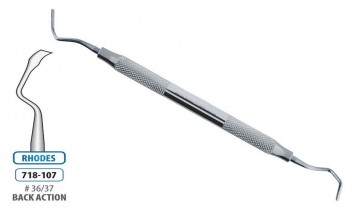 PERIODONTAL CHISEL RHODES BACKACTION # 36/37