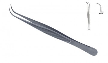 FORCEPS ANATOMICAL CURVED 110MM