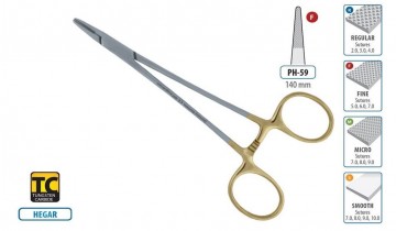 NEEDLE HOLDER HEGAR TC 140MM