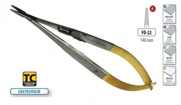 FORCEPS NEEDLE HOLDER CASTROVIEJO 140MM